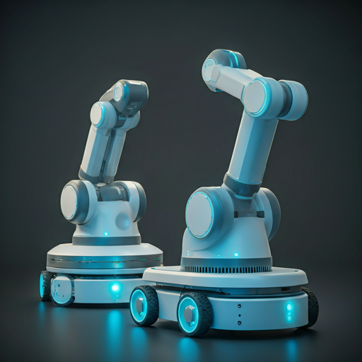 Ilustracja ramion robotycznych